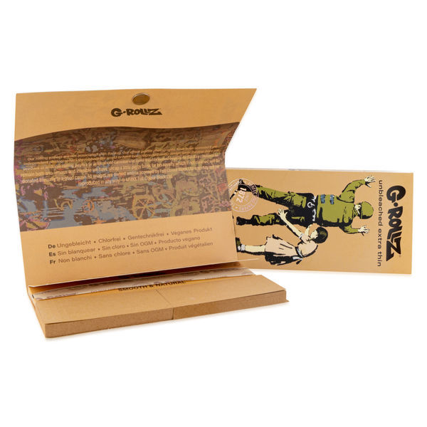 G-Rollz ungebleichte Blättchen + Tips und Schale