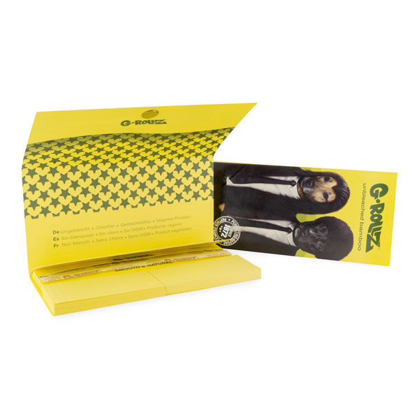 G-Rollz ungebleichte Bambus-Blättchen + Tips