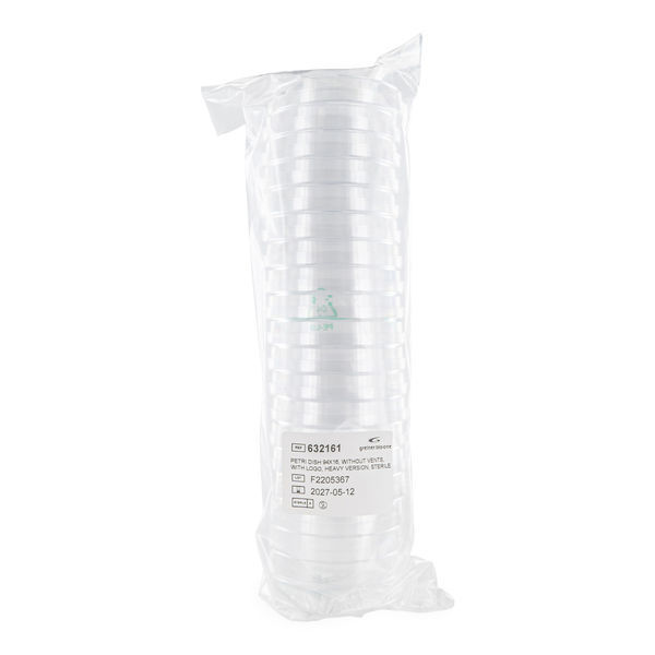 20 sterile Kunststoff-Petrischalen (Greiner)