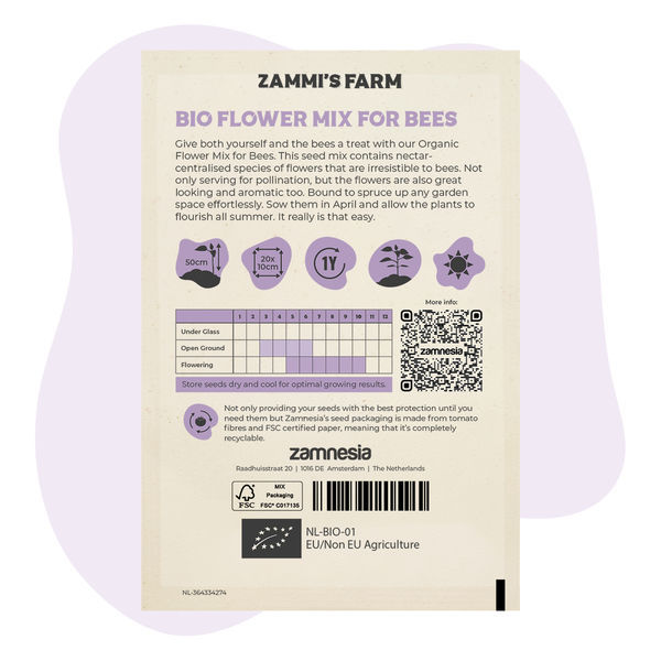 Samenmischung Bio-Blumen für Bienen