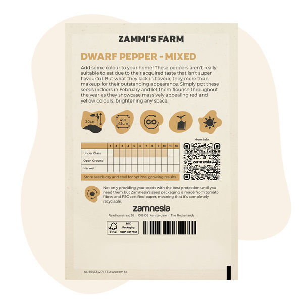 Zierpfeffer – gemischt (Capsicum annuum) Samen