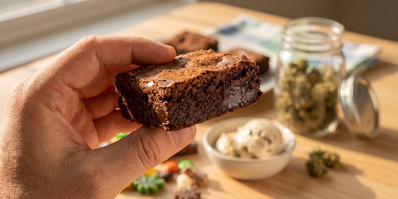 Mit Cannabis versetzte Cannabis-Esswaren