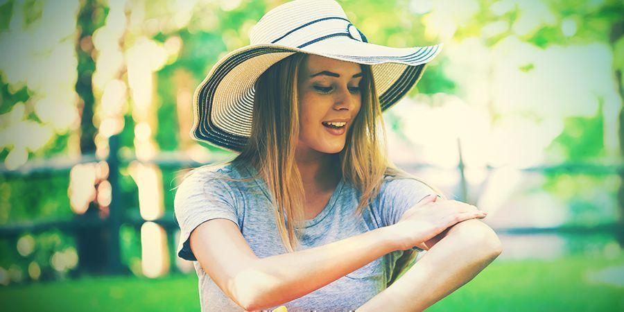 Bekämpfe Sonnenbrand Bekämpfe Sonnenbrand