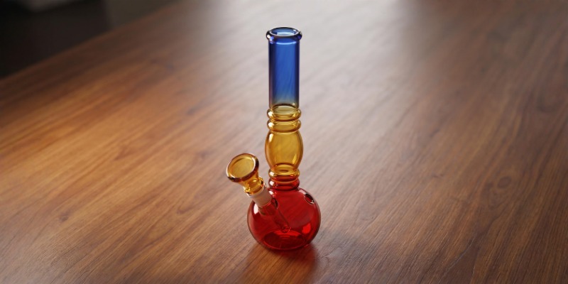 Glasbong Rasta Straight