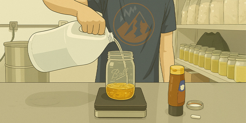 2. Kulturgefäß befüllen 2. Kulturgefäß befüllen