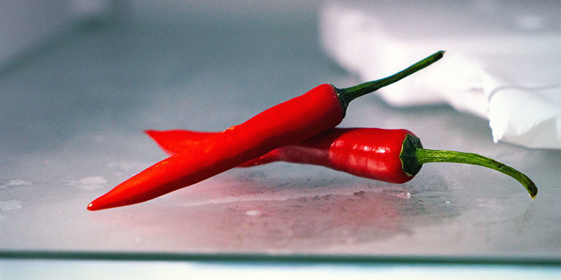 Ganze Chilis Einfrieren Ganze Chilis einfrieren
