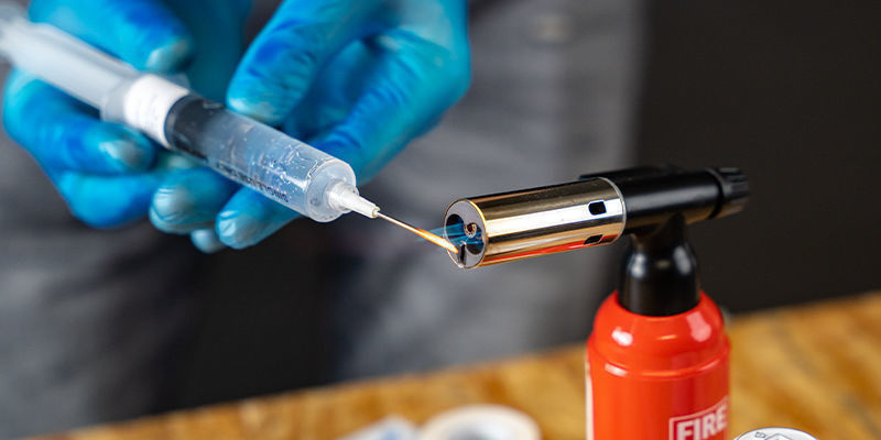 Geräte und Umgebung sterilisieren