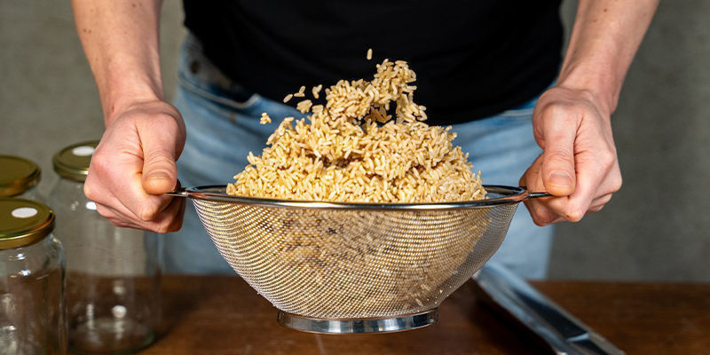 Den Reis vorbereiten