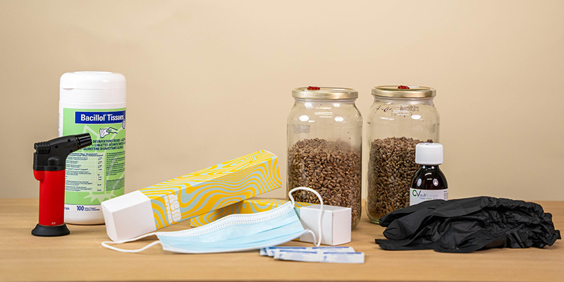 Ausrüstung und Materialien für Flüssigkulturen