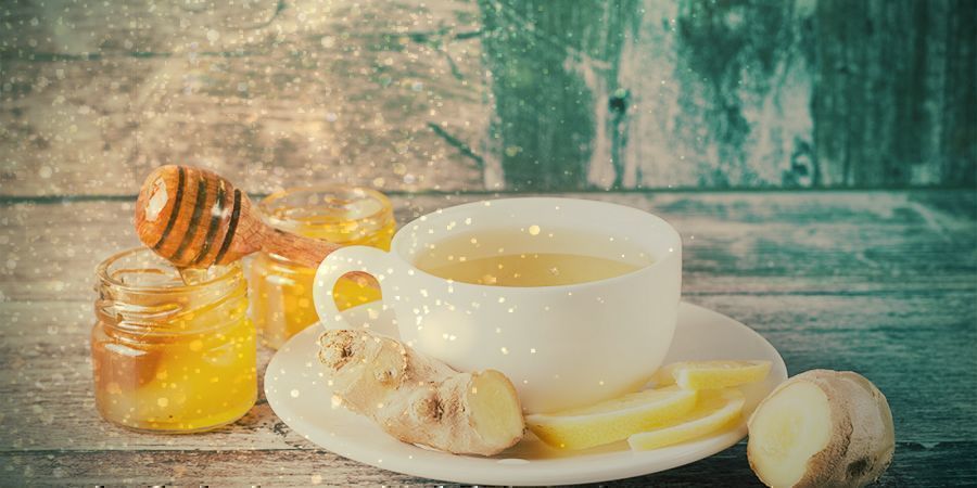 Tee mit Ingwer Tee mit Ingwer