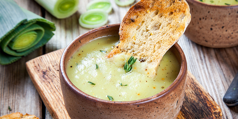 Vorspeise – POT-ato-Lauch-Suppe