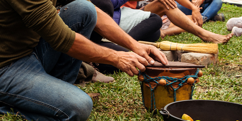 Zeremonielle Peyote-Musik