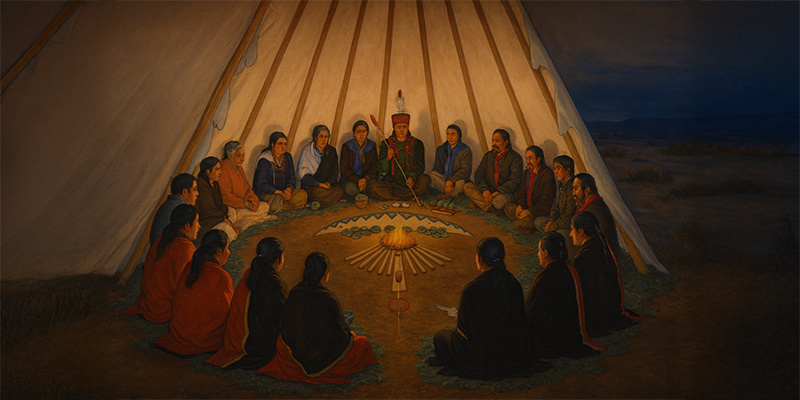 Der Ablauf einer Peyote-Zeremonie