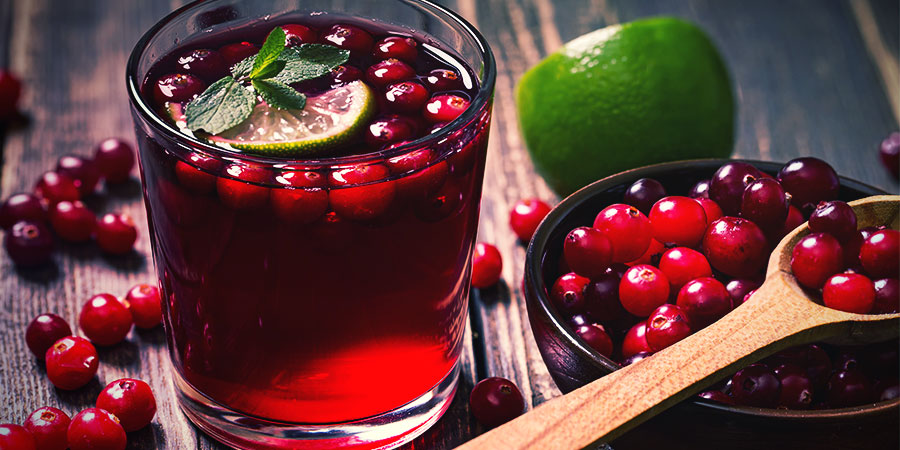 Bongwasseralternativen: Cranberrysaft Bongwasseralternativen: Cranberrysaft