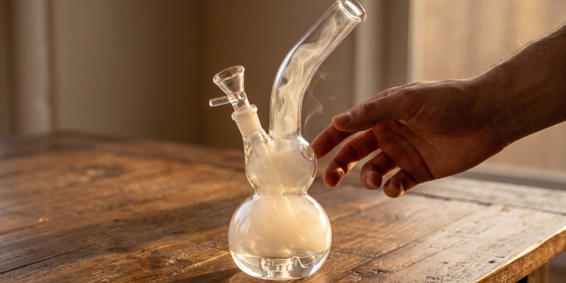 Glass Bong Double Bowl Glass Bong Double Bowl