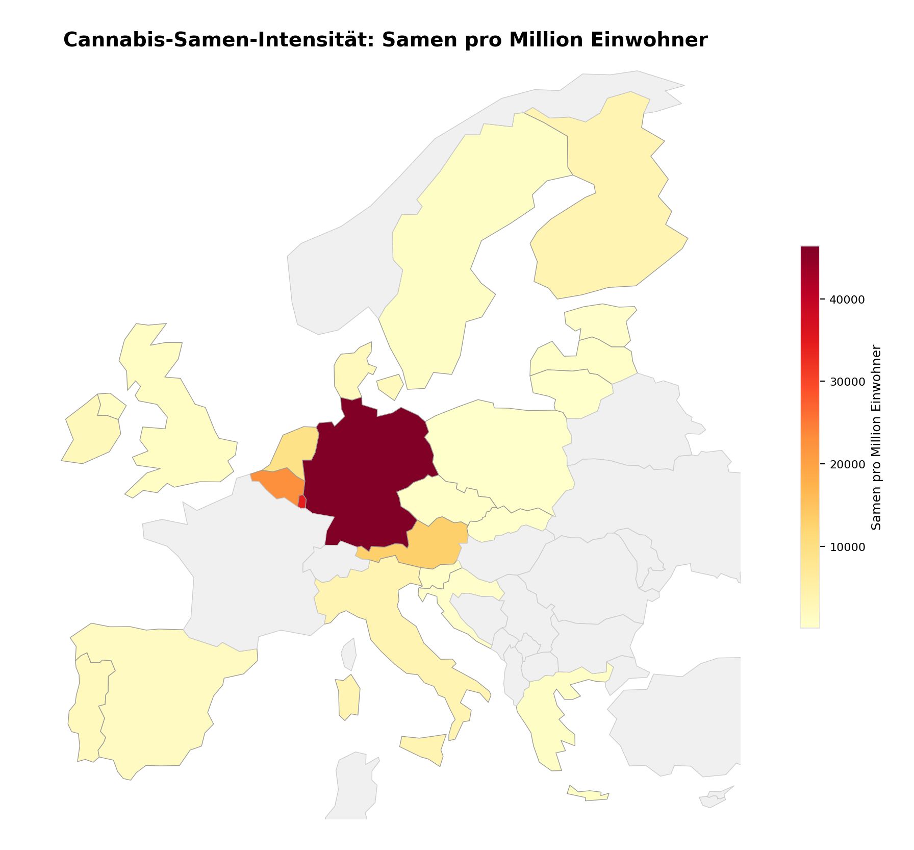 Europäische Cannabis-Konsumkulturkarte Europäische Cannabis-Konsumkulturkarte