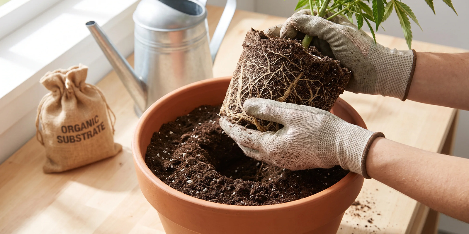 Wie du Cannabis umtopfst: Schritt f&uuml;r Schritt