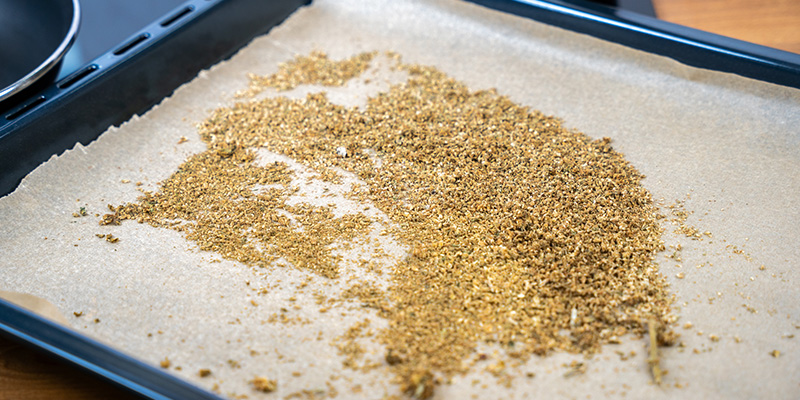 Schritt 1: Cannabis decarboxylieren