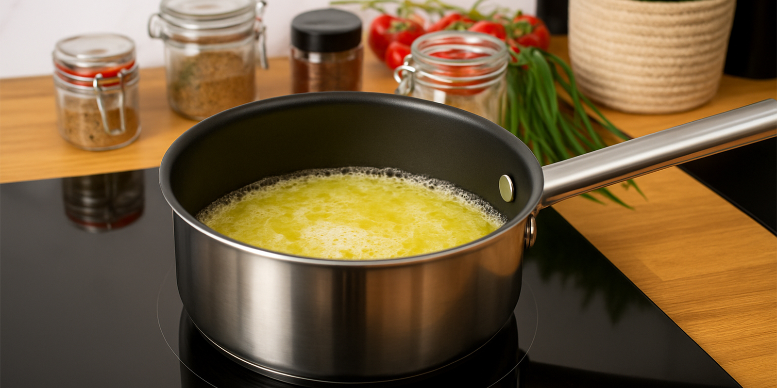 Butter oder Ghee infundieren