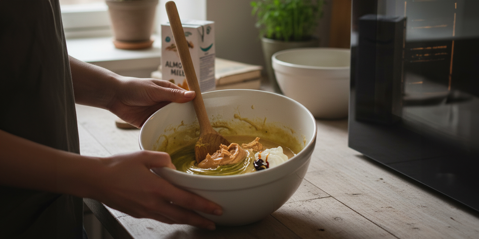 Flüssige Zutaten mischen Flüssige Zutaten mischen