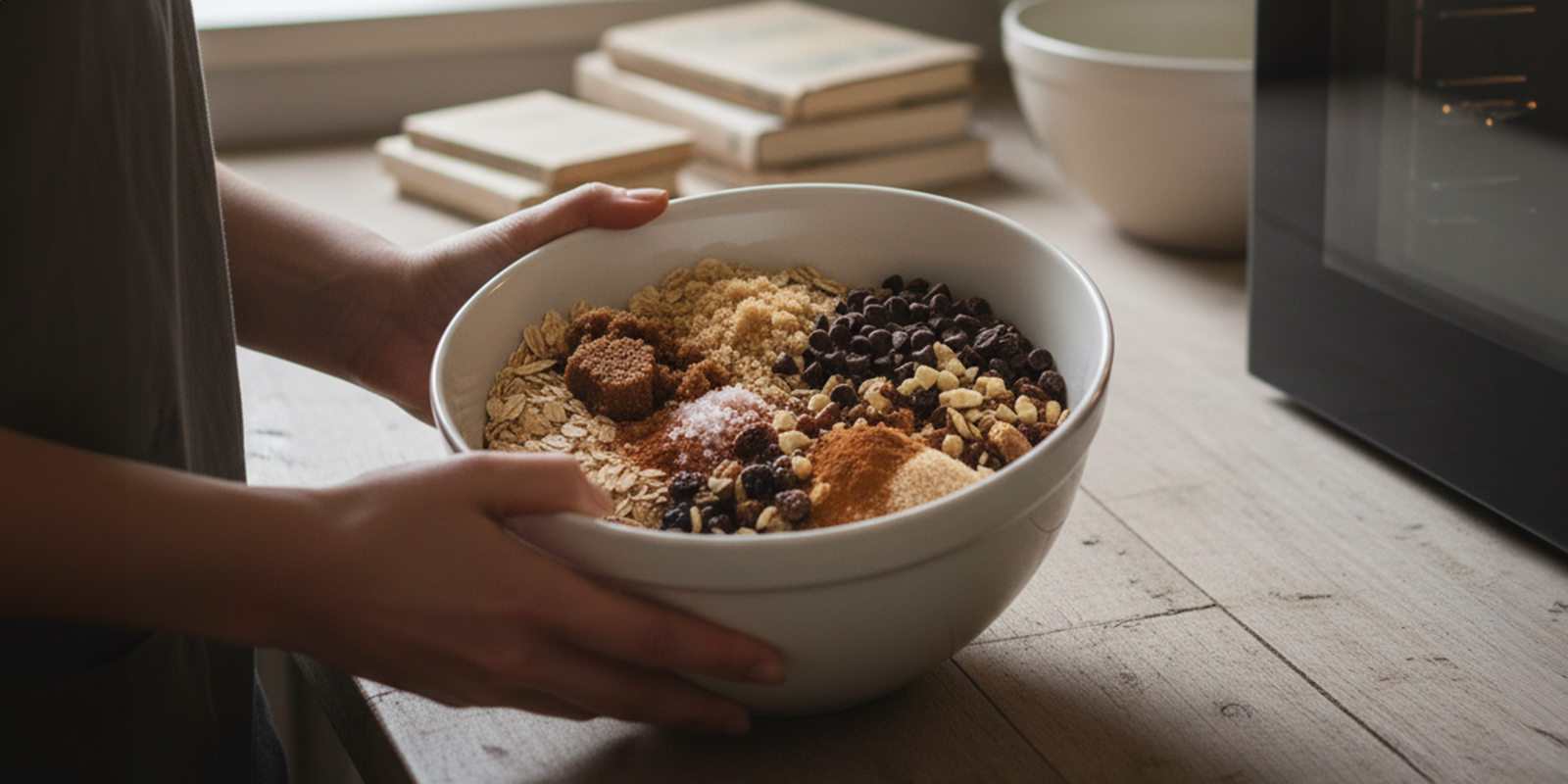 Trockene Zutaten kombinieren Trockene Zutaten kombinieren