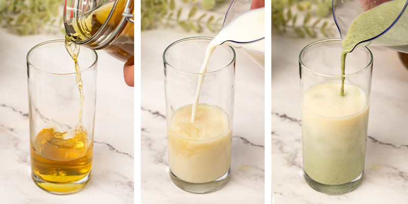 Füge Gewürze Und Rosenwasser Hinzu