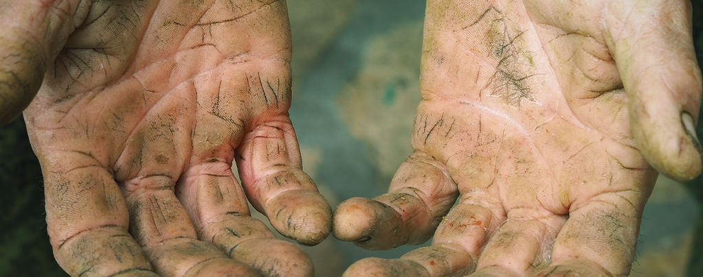 Haschisch Reiben Von Hand