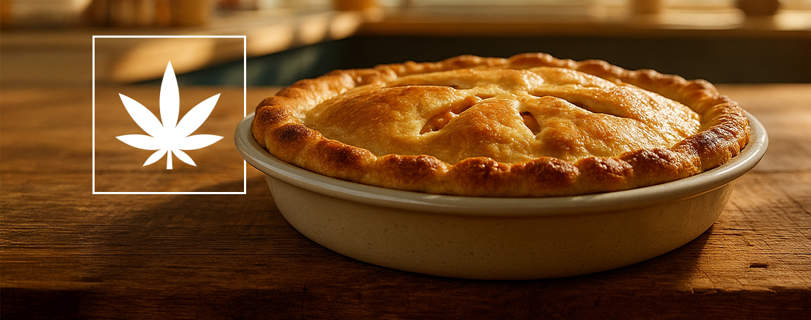 Cannabis-Apfelkuchen